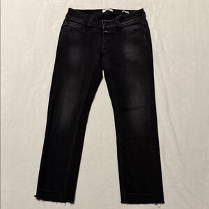 Closed Black Jeans step raw hem
